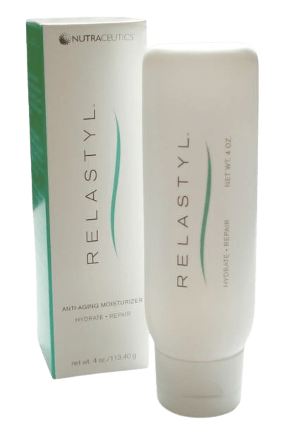 A Jar of Relastyl Anti-aging Cream, Showcasing Its Elegant Design and Promising Youthful Skin Rejuvenation.